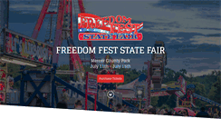 Desktop Screenshot of freedomfeststatefair.com