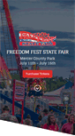 Mobile Screenshot of freedomfeststatefair.com